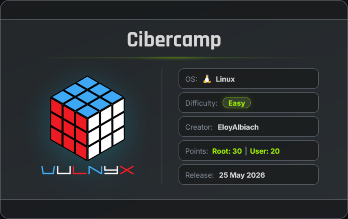 Cibercamp | VulNyx Writeup