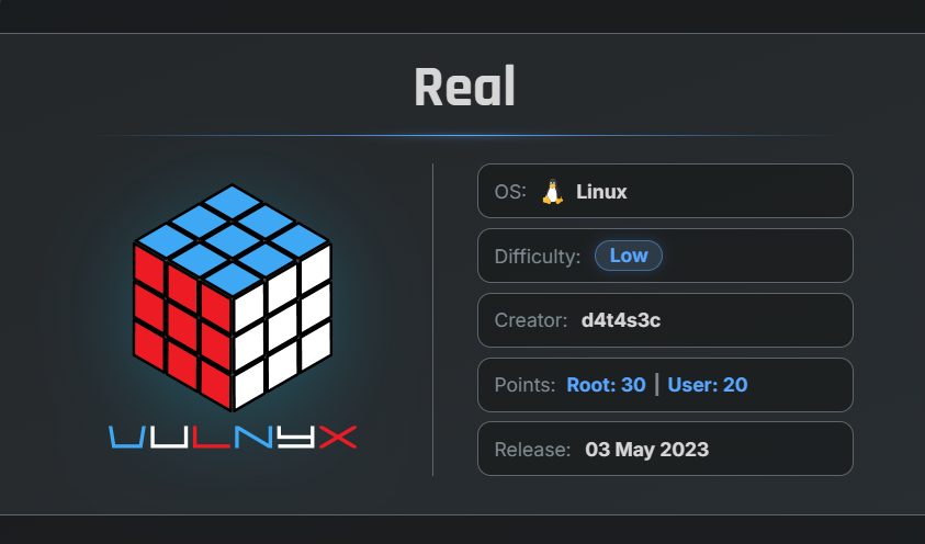 Real | VulNyx Writeup